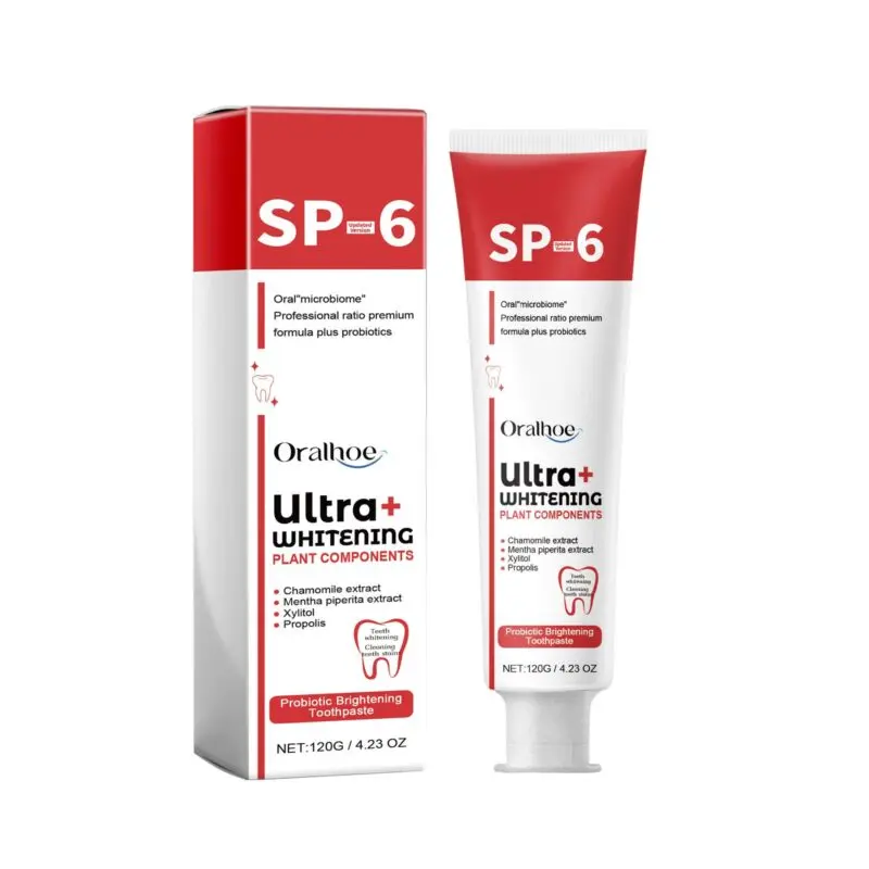 Oralhoe Probiotic Toothpaste - Teeth Whitening, Stain Removal, Gum Care - Image 2