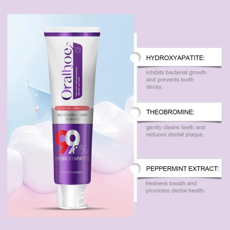 Oralhoe Whitening Toothpaste - Stain Removal & Enamel Protection - Image 4