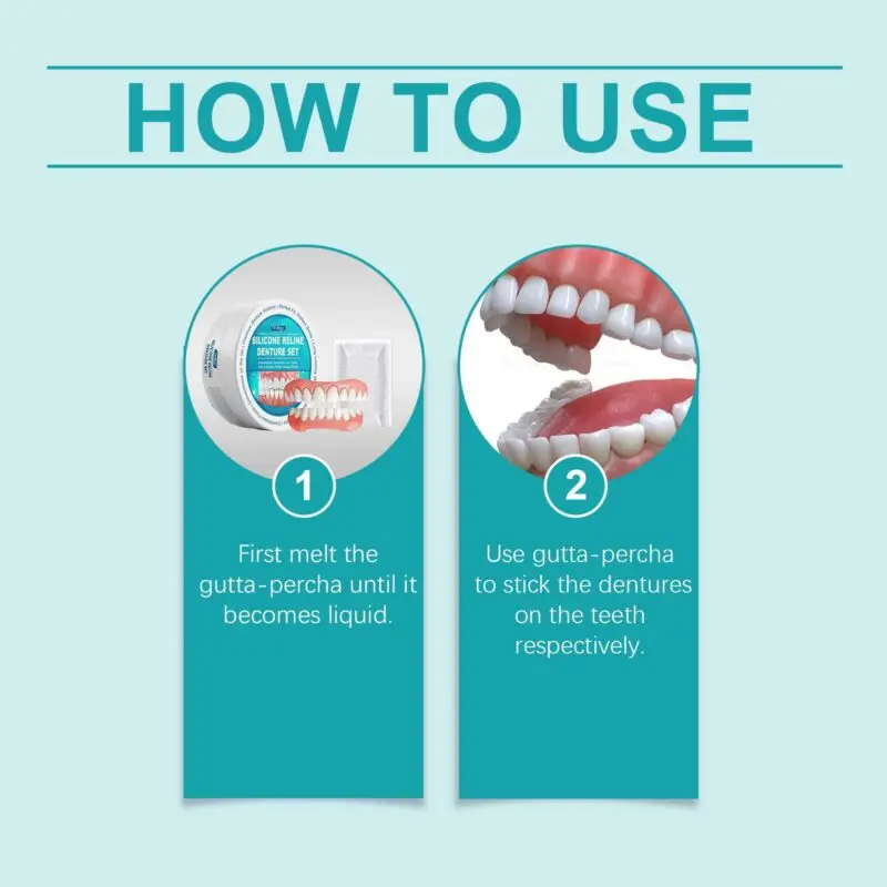 Oralhoe Cosmetic Denture Set - Smile Enhancement Kit - Image 5