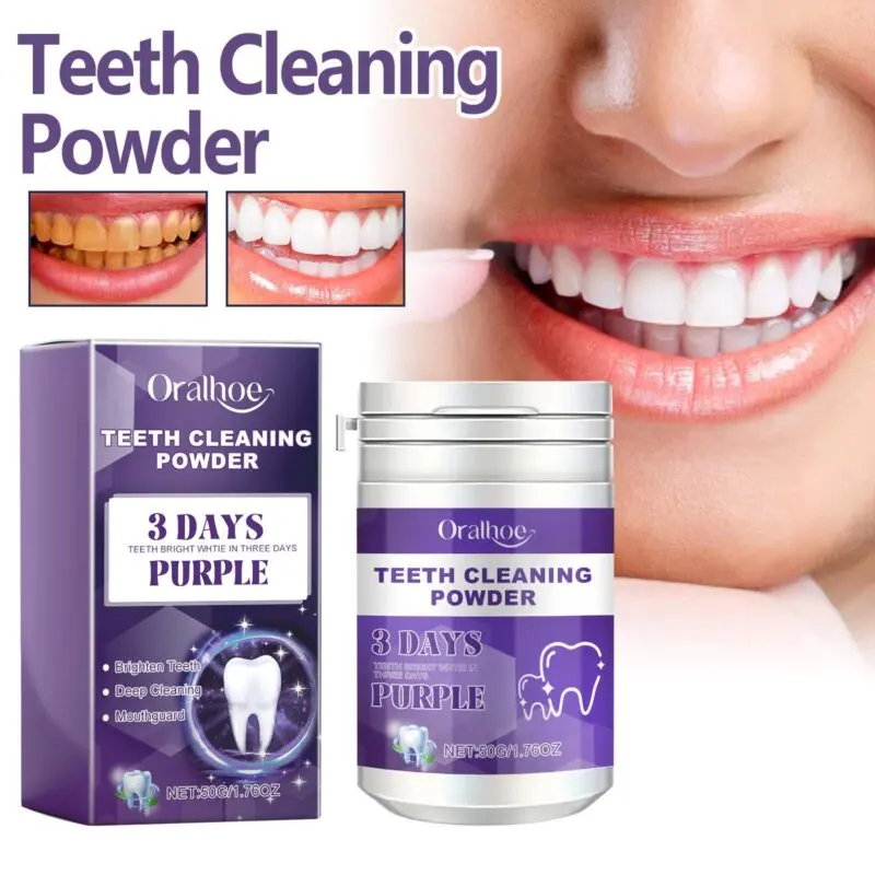 Oralhoe Teeth Cleaning Powder: Tartar & Stain Removal, Teeth Whitening - Image 2