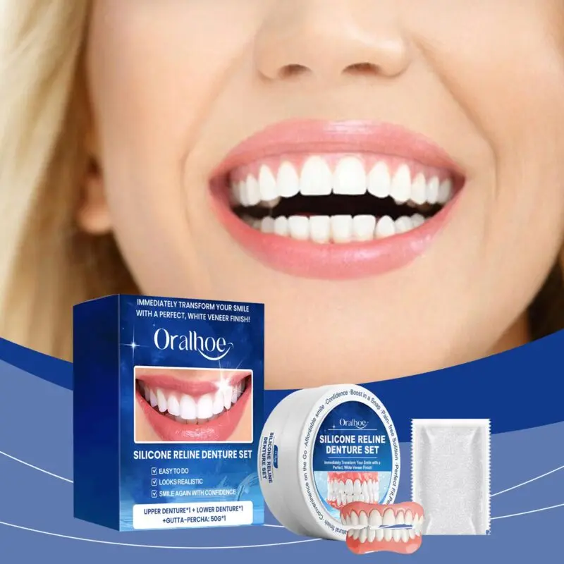 Oralhoe Denture Cosmetic Set - Natural Smile Enhancement Kit - Image 2