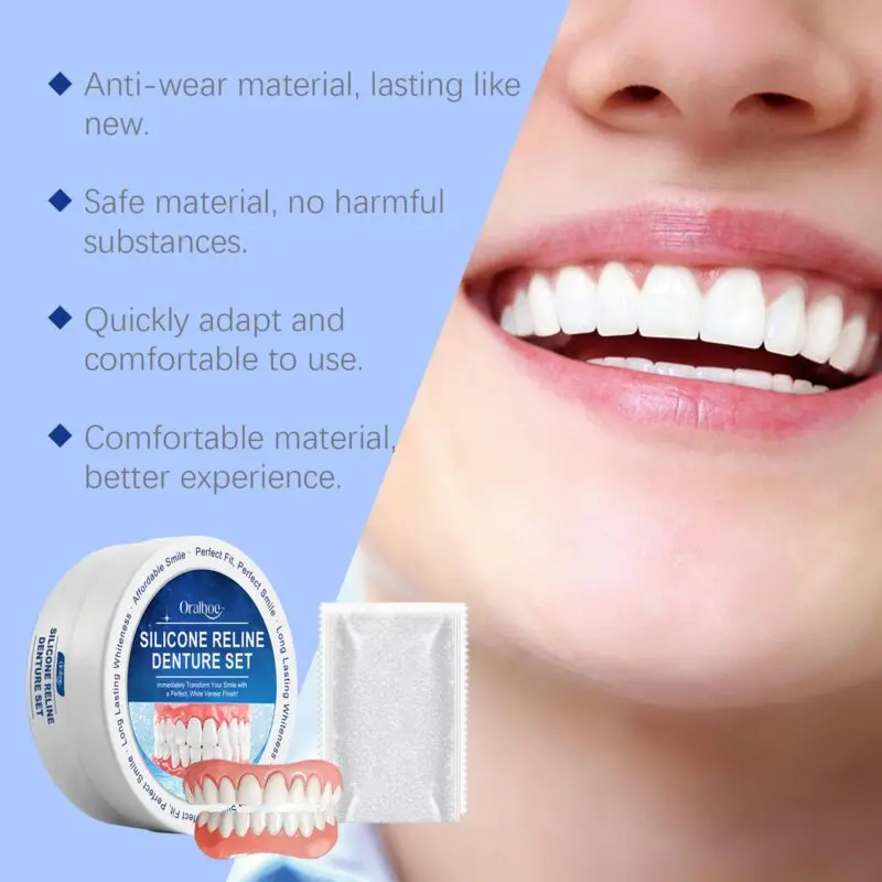 Oralhoe Denture Cosmetic Set - Natural Smile Enhancement Kit - Image 3