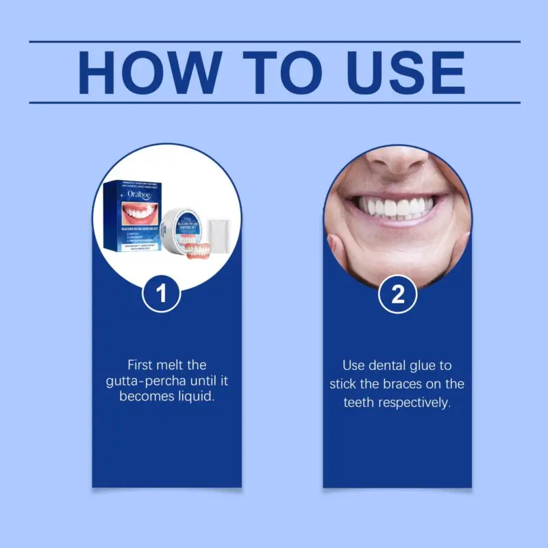 Oralhoe Denture Cosmetic Set - Natural Smile Enhancement Kit - Image 6
