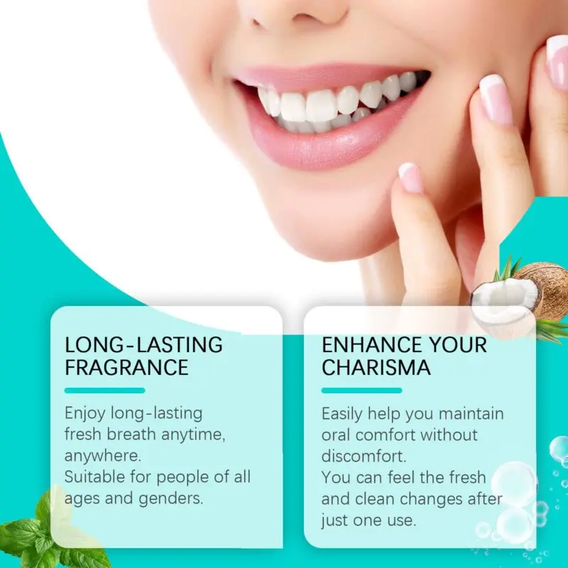 Oralhoe Coconut Mint Mouthwash - Fresh Breath, Oral Rinse & Convenient Care - Image 4