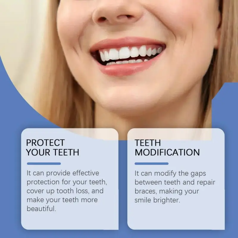 Oralhoe Silicone Resin Denture Set for Smile Enhancement and Comfort - Image 3