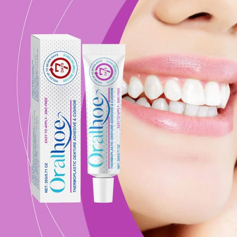 Oralhoe Denture Adhesive - Thermoplastic Comfort, Hold & Gum Care - Image 2