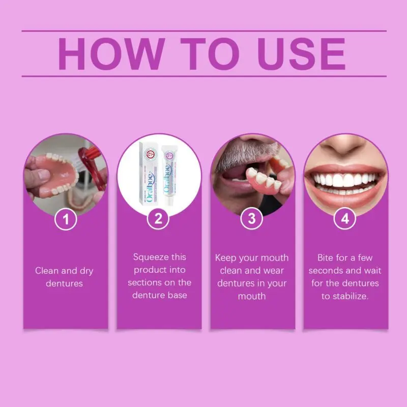 Oralhoe Denture Adhesive - Thermoplastic Comfort, Hold & Gum Care - Image 6