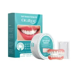 Oralhoe Denture Retouching Kit for Comfortable Teeth and Interdental Care