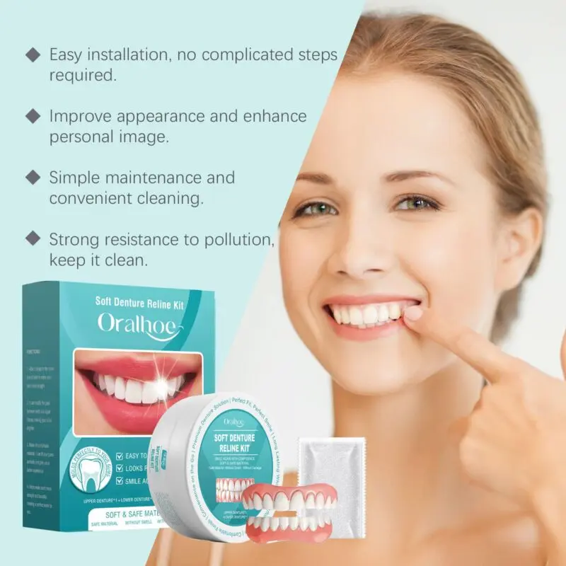 Oralhoe Denture Retouching Kit for Comfortable Teeth and Interdental Care - Image 2