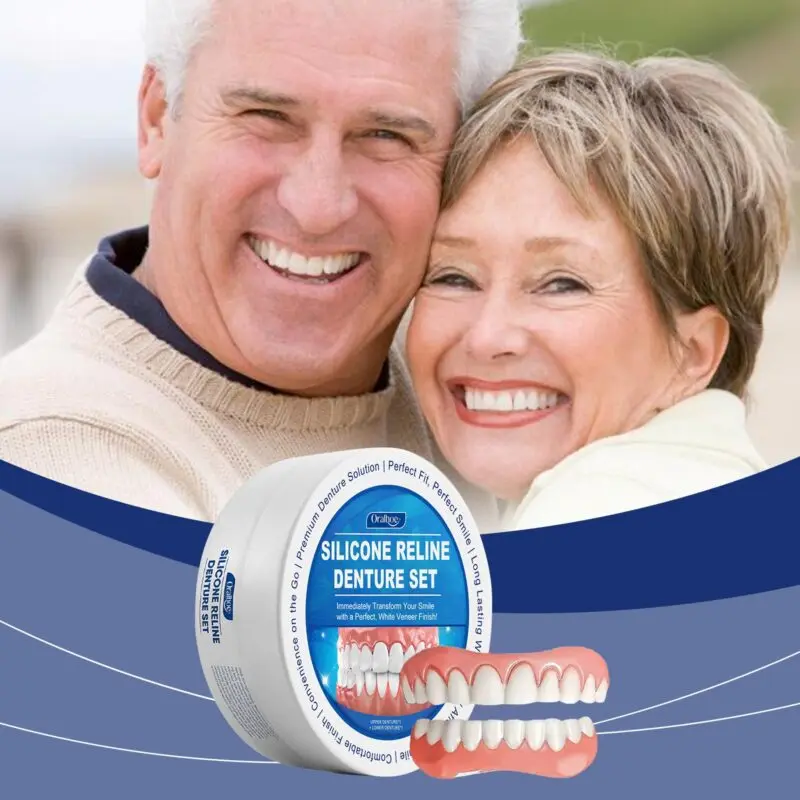 Oralhoe Denture Set - Comfortable Dental Cosmetic Kit for Smile Enhancement - Image 2