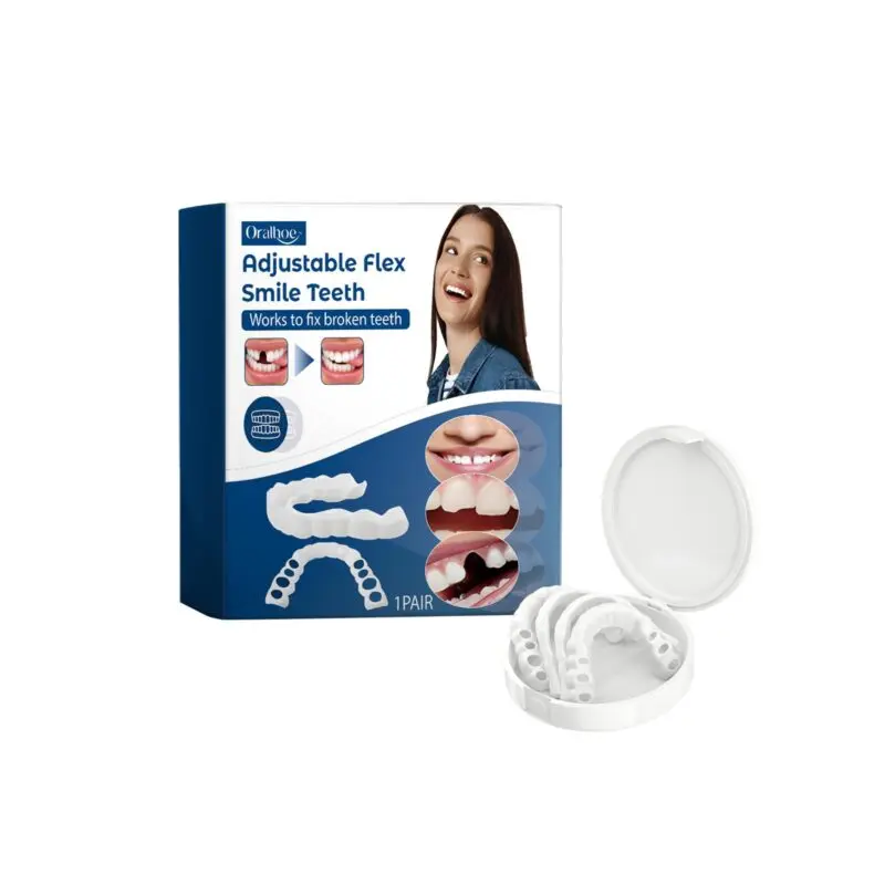 Oralhoe Adjustable Buckle Dentures - Silicone Denture Set