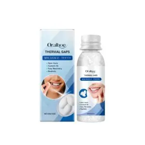 Oralhoe Shapeable Solid Dental Glue - Temporary Tooth Replacement & Denture Repair