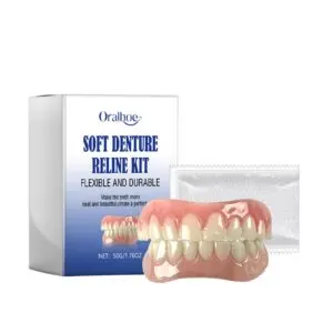 Oralhoe Soft Denture Reline Kit for Comfort Fit