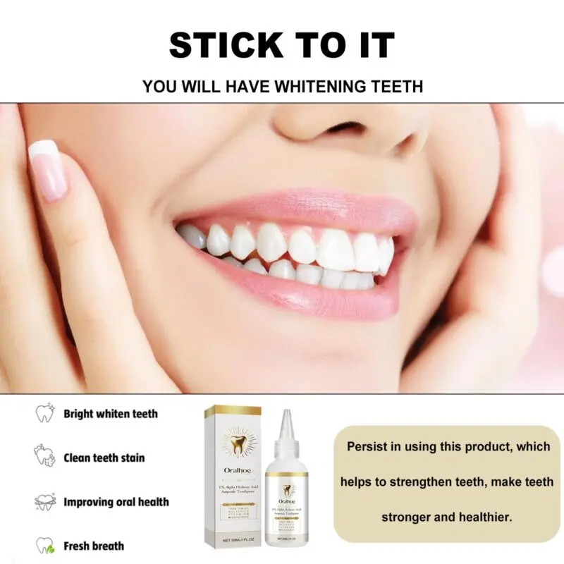 Oralhoe Brightening Toothpaste: Stain Removal, Teeth Whitening & Fresh Breath - Image 4