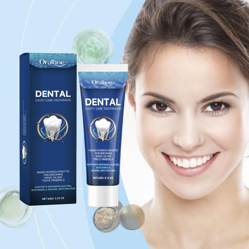 Oralhoe Dental Care Toothpaste: Stain Reduction, Natural Brightening & Teeth Cleaning - Image 2