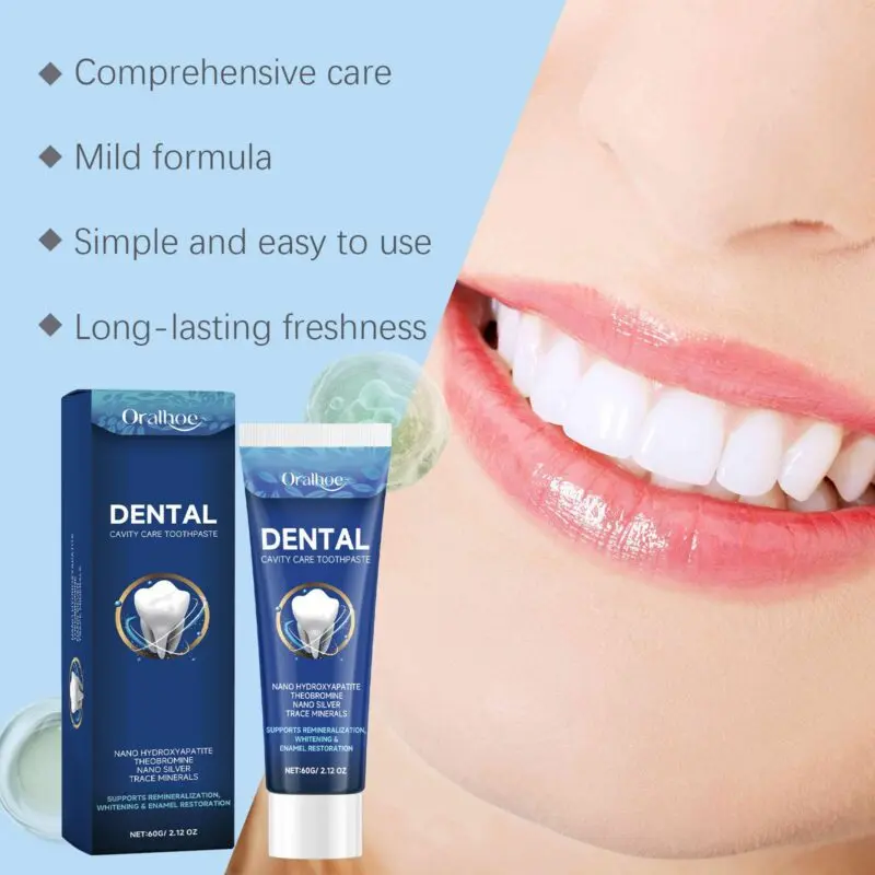 Oralhoe Dental Care Toothpaste: Stain Reduction, Natural Brightening & Teeth Cleaning - Image 3