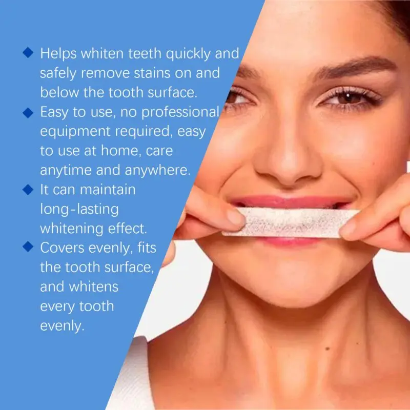 Oralhoe Teeth Whitening Strips for Stain Removal, Brightening & Fresh Breath - Image 3