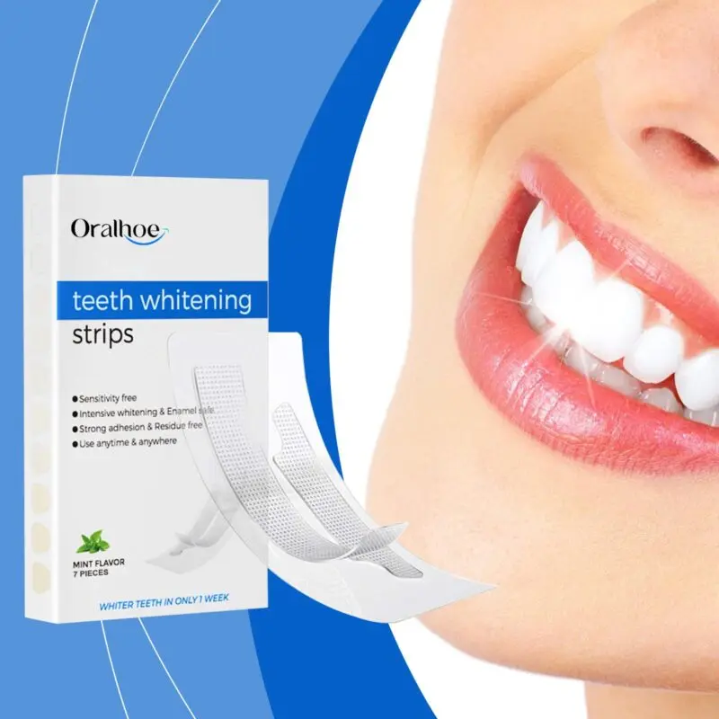 Oralhoe Teeth Whitening Strips for Stain Removal, Fresh Breath and White Teeth - Image 2
