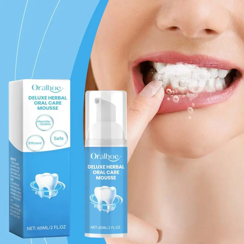 Oralhoe Teeth Whitening Mousse - Foaming Cleaner for Fresh Breath & White Teeth - Image 2