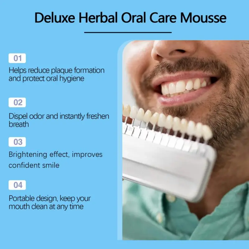 Oralhoe Teeth Whitening Mousse - Foaming Cleaner for Fresh Breath & White Teeth - Image 4