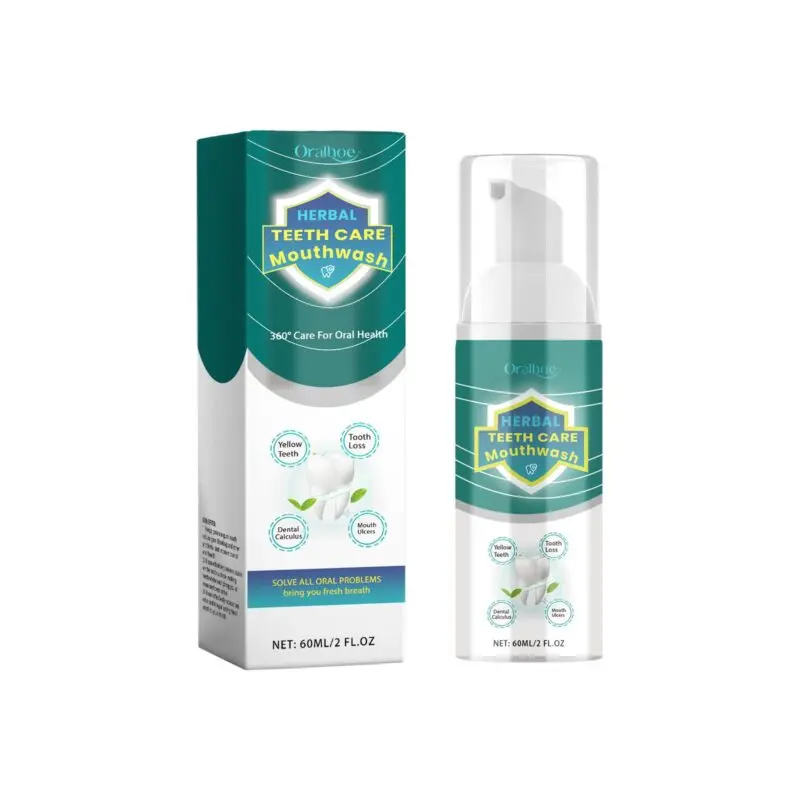 Oralhoe Teeth Cleansing Mousse - Whitening, Fresh Breath & Stain Removal