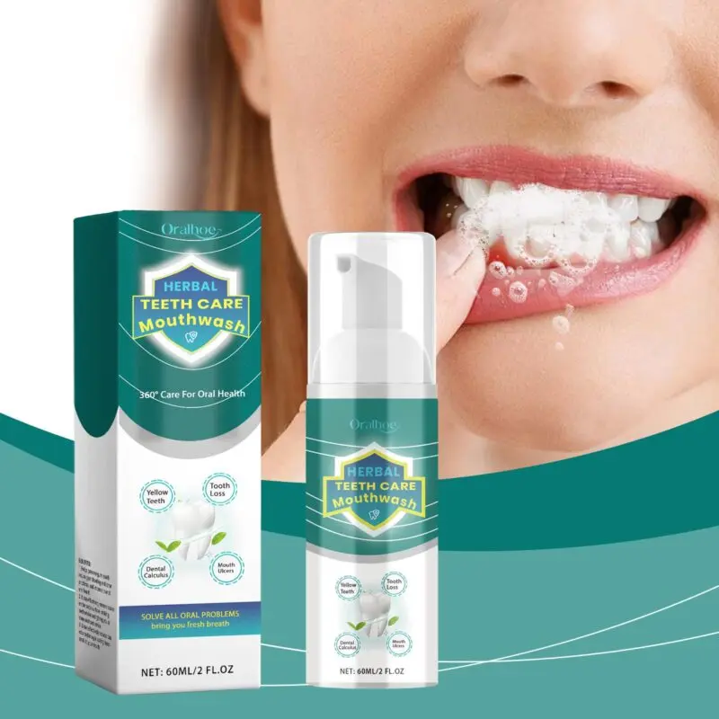 Oralhoe Teeth Cleansing Mousse - Whitening, Fresh Breath & Stain Removal - Image 2