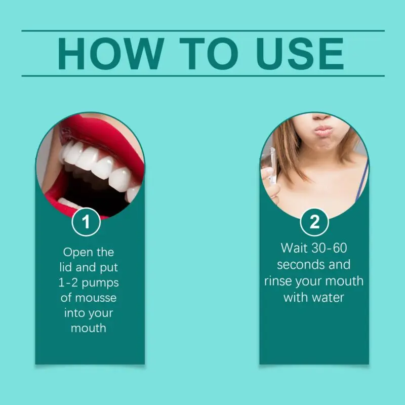 Oralhoe Teeth Cleansing Mousse - Whitening, Fresh Breath & Stain Removal - Image 6