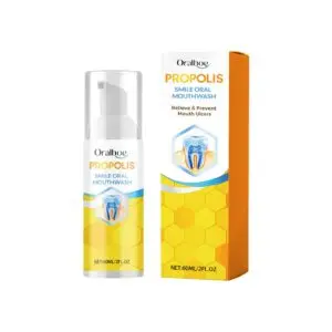 Oralhoe Propolis Oral Cleaning Mousse - Foaming Mouth Cleaner for Fresh Breath