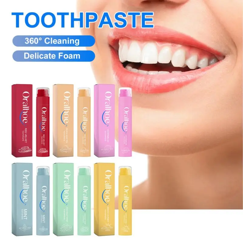 Oralhoe Red Velvet Toothpaste: Tartar Control & Fresh Breath, Multi-Flavor - Image 2