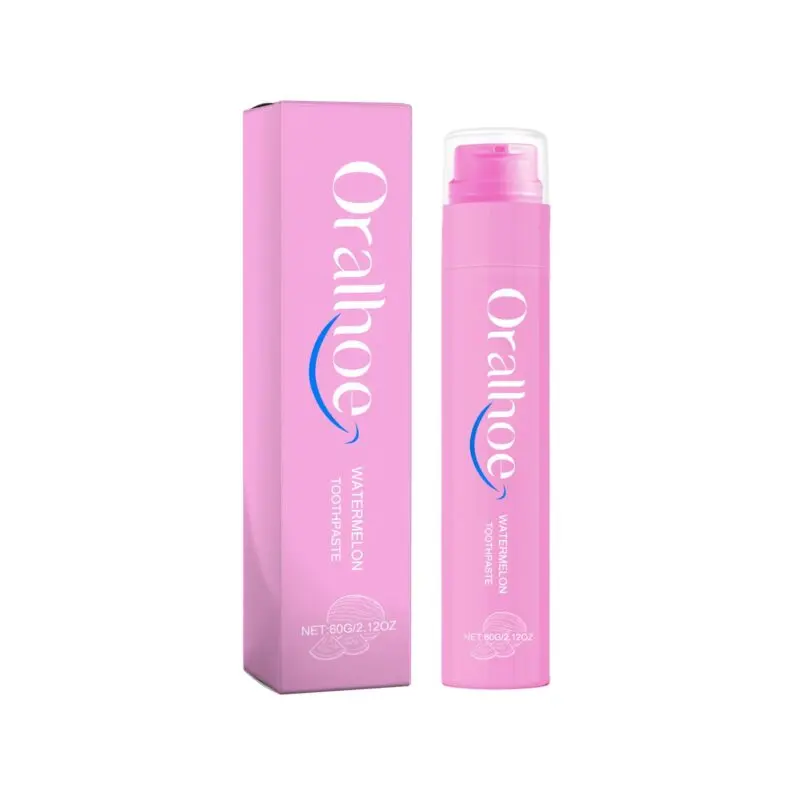 Oralhoe Watermelon Toothpaste - Tartar Control & Fresh Breath Dental Care