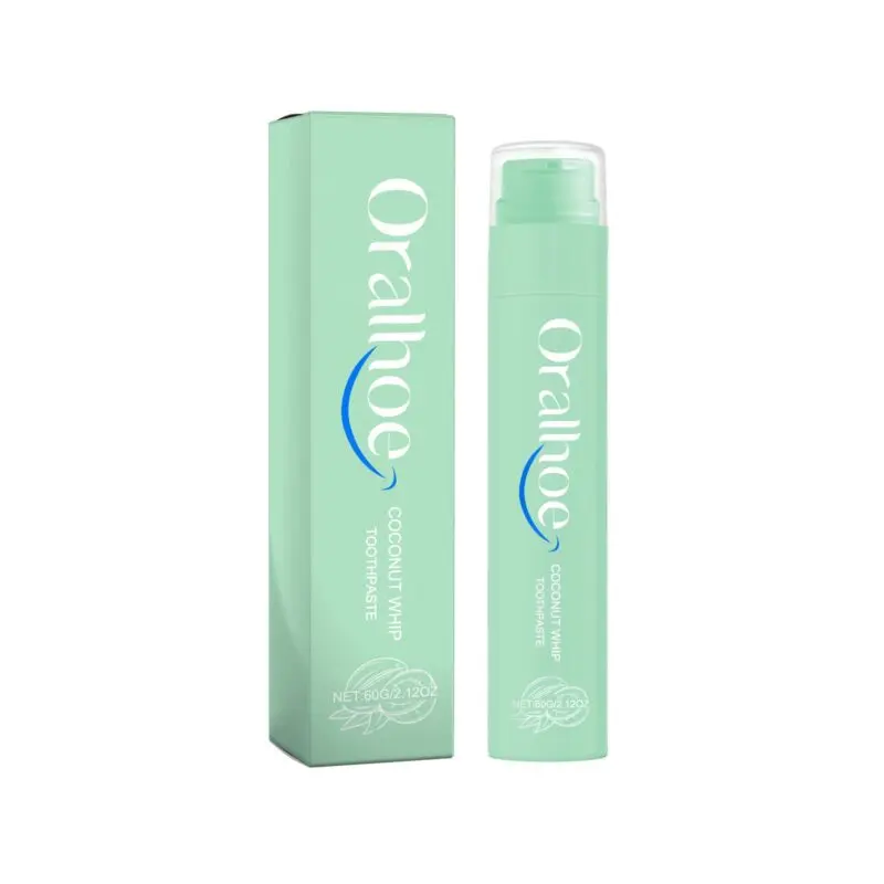 Oralhoe Coconut Whip Toothpaste - Multi-Flavor, Tartar Control & Fresh Breath