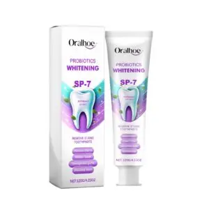 Oralhoe Probiotics Whitening Toothpaste for Stain Removal and Fresh Breath