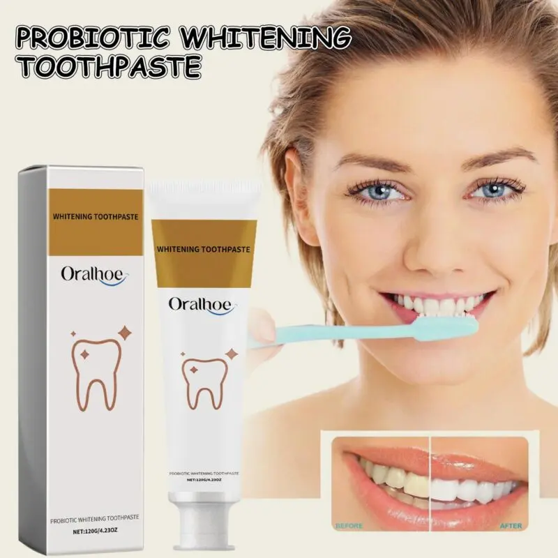 Oralhoe Probiotic Toothpaste for Whitening, Stain Removal & Gum Care - Image 2