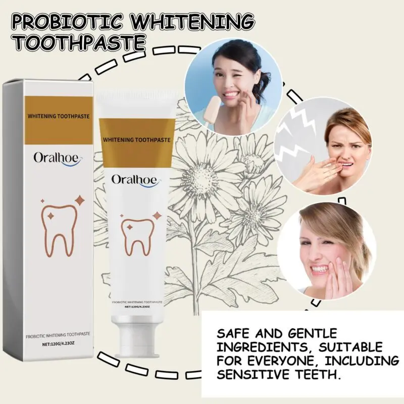 Oralhoe Probiotic Toothpaste for Whitening, Stain Removal & Gum Care - Image 4