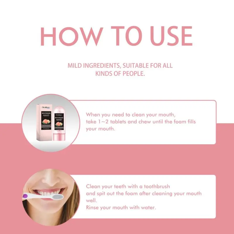Oralhoe Mouthwash Granules for Fresh Breath, Gum Care & Portable Oral Cleaning - Image 6
