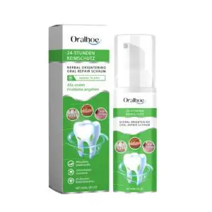 Oralhoe Herbal Oral Foam: Tartar Cleaning, Fresh Breath & Teeth Whitening