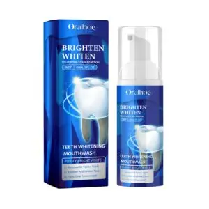 Oralhoe Teeth Whitening Mouthwash - Stain Prevention, Fresh Breath Oral Rinse