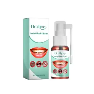 Oralhoe Herbal Oral Spray - Portable Gum Relief, Ulcer Care & Fresh Breath