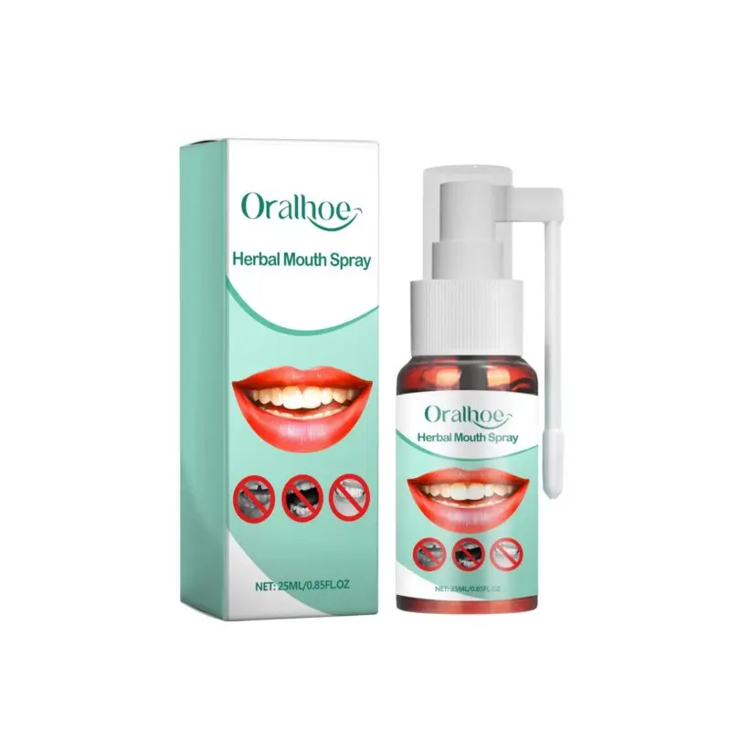 Oralhoe Herbal Oral Spray - Portable Gum Relief, Ulcer Care & Fresh Breath