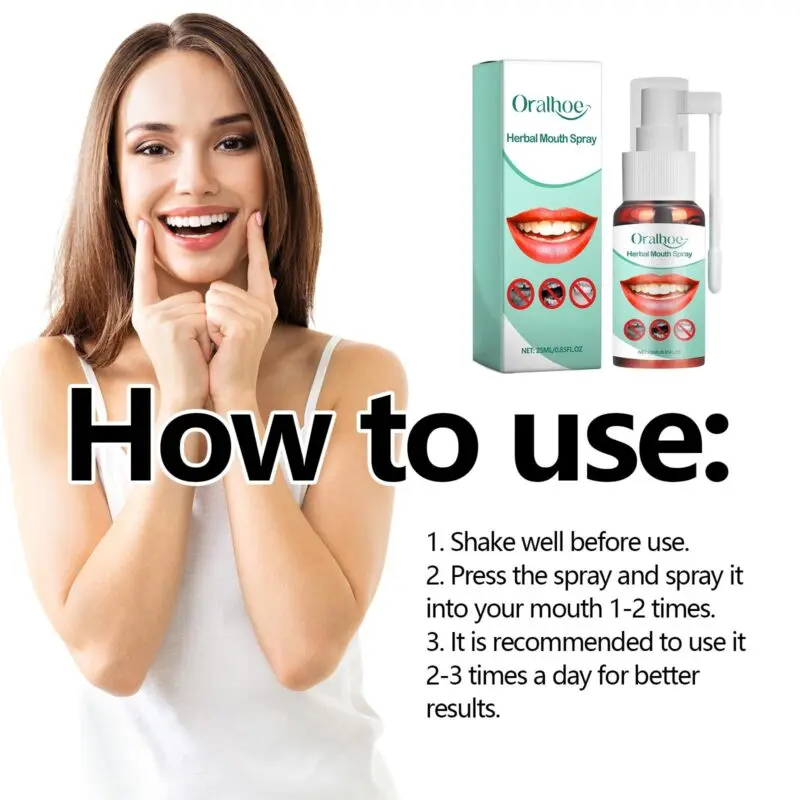 Oralhoe Herbal Oral Spray - Portable Gum Relief, Ulcer Care & Fresh Breath - Image 6