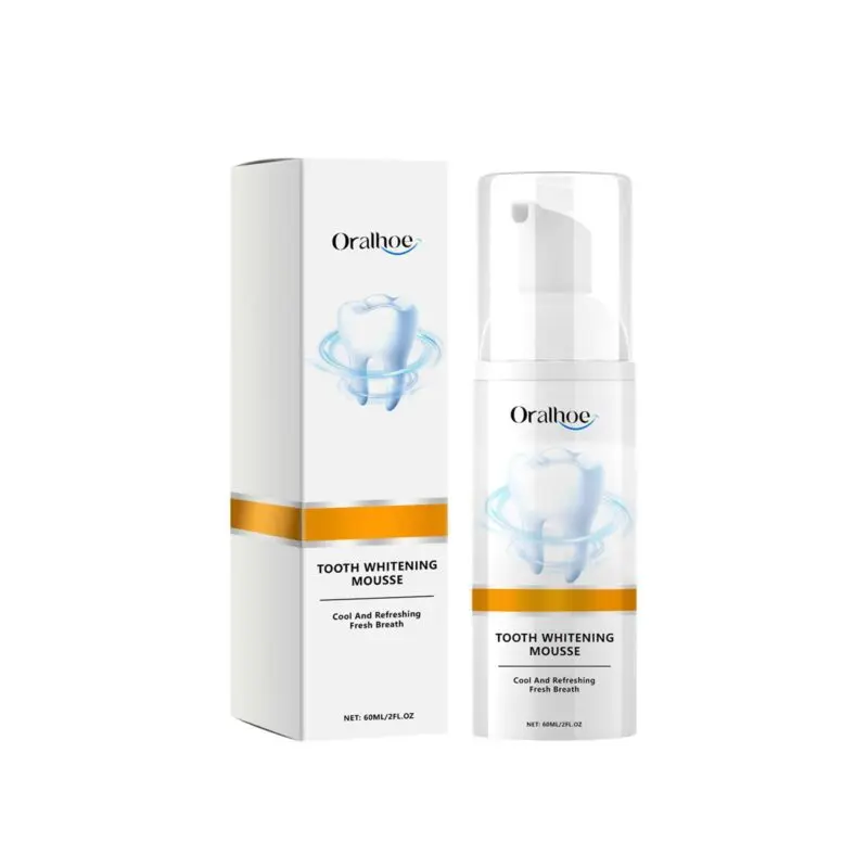 Oralhoe Teeth Whitening Mousse - Cleaning, Gum Care & Fresh Breath