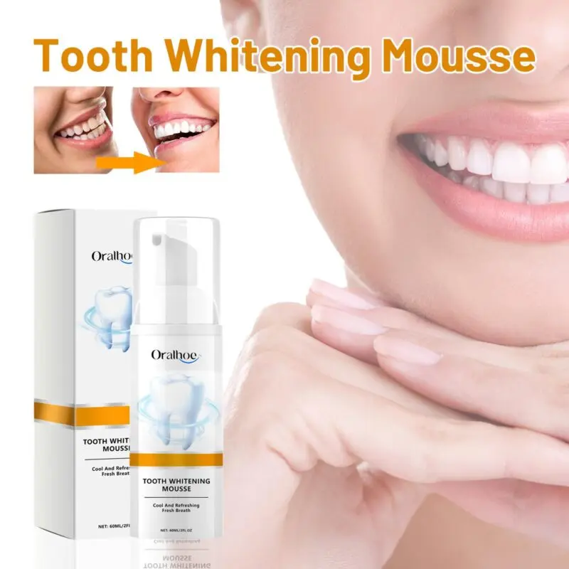 Oralhoe Teeth Whitening Mousse - Cleaning, Gum Care & Fresh Breath - Image 2