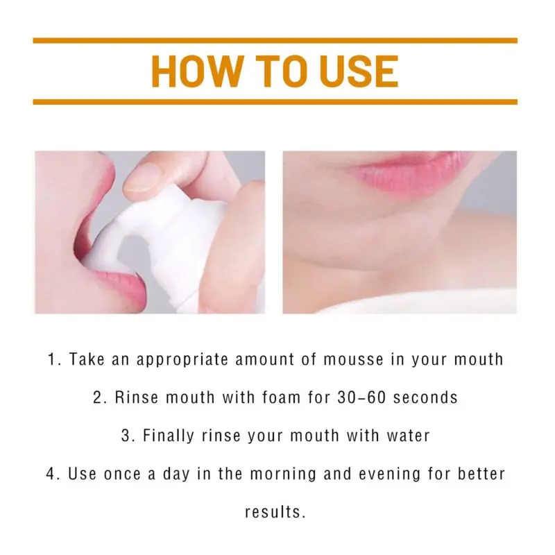 Oralhoe Teeth Whitening Mousse - Cleaning, Gum Care & Fresh Breath - Image 6