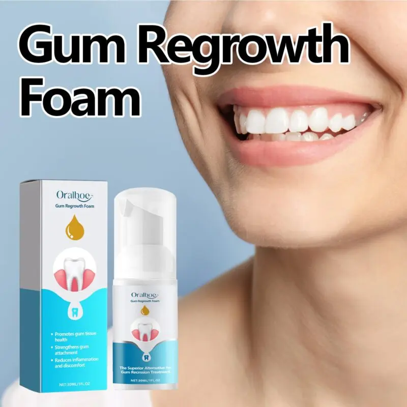Oralhoe Gum Care Foam - Tartar Removal, Fresh Breath Oral Mousse - Image 2