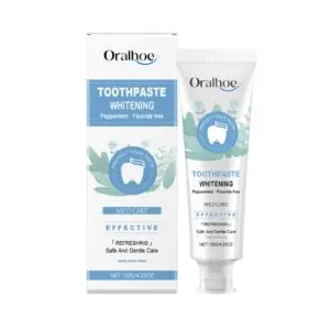 Oralhoe Mint Toothpaste: Yellow Stain Remover, Teeth Whitening & Daily Oral Care