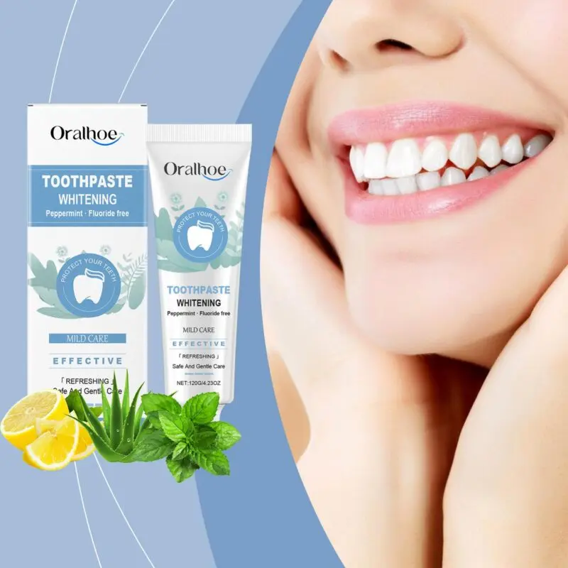 Oralhoe Mint Toothpaste: Yellow Stain Remover, Teeth Whitening & Daily Oral Care - Image 2