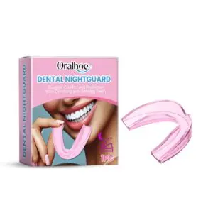 Oralhoe Pink Night Mouth Guard for Teeth Grinding, Bite Protection & Molar Guard