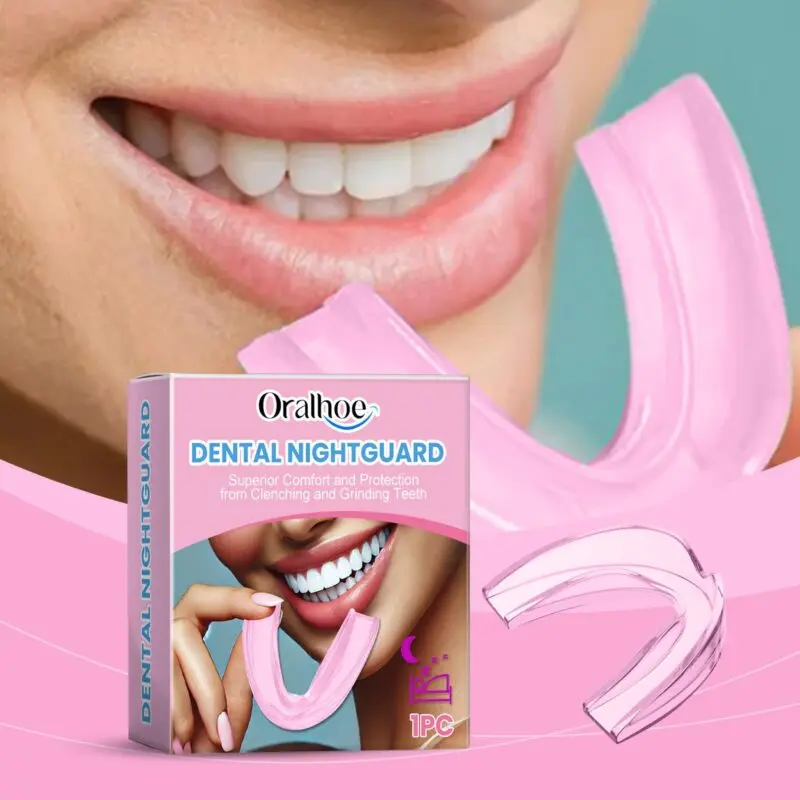 Oralhoe Pink Night Mouth Guard for Teeth Grinding, Bite Protection & Molar Guard - Image 2