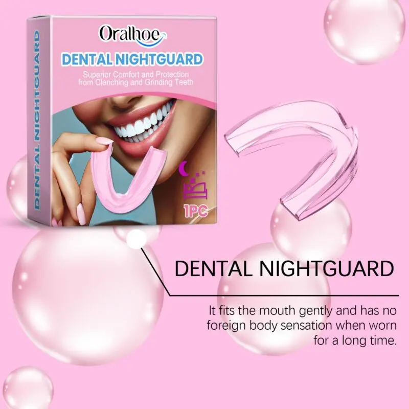 Oralhoe Pink Night Mouth Guard for Teeth Grinding, Bite Protection & Molar Guard - Image 4