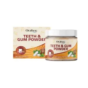 Oralhoe Herbal Gum Powder - Natural Teeth Cleaning & Fresh Breath Oral Powder